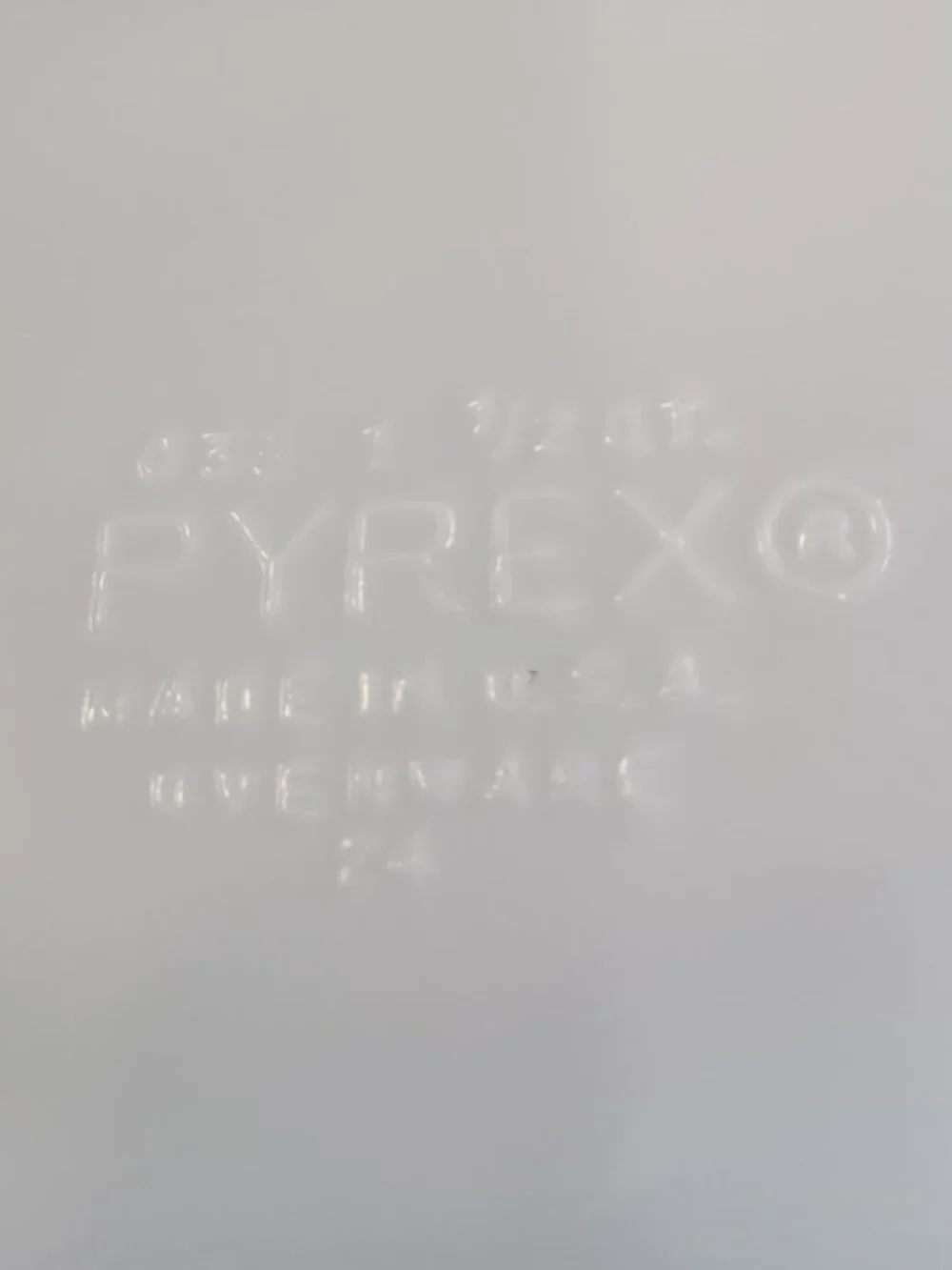Vintage PYREX 033 Golden Honeysuckle Pattern Baking Dish